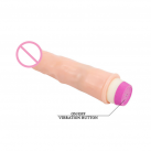 Фалоімітатор. Реалістичний. Силікон. Вібраційний. Довжина 21,5 см. photo 1