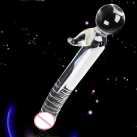 Скляний фалоімітатор 200.5x25 мм photo 2