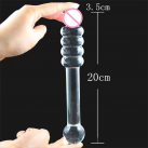 Двойной фаллоимитатор из стекла C3-3-11 photo 5