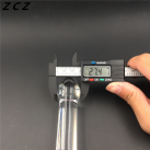 Розовый двойной фаллоимитатор ZCZ WQ1607 из стекла photo 5