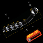 Двусторонний фаллоимитатор из стекла photo 3