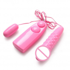 Двойной вибратор для женщин, розовый photo 2
