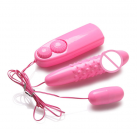 Двойной вибратор для женщин, розовый photo 4