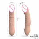 Фаллоимитатор. Двойной. Силикон. Вибрационный. photo 1