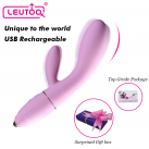 Силиконовый вибратор LEUTOO с подогревом для девушек photo 2