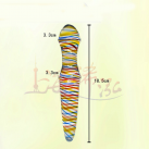 Изысканный фаллоимитатор из стекла, 185 * 33 мм photo 3