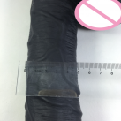 Реалістичний фалоімітатор Zcz WQ151, колір чорний, 32 х 0.6 см, 1.1 кг photo 1