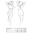 Комплект білизни ORIHIME SET white L/XL - Passion: стрепи: ліф і трусики photo 5