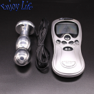 Металлические анальные шарики с электростимуляцией 100 мм * 35 мм photo 3