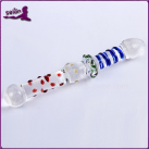 Двойной фаллоимитатор из стекла, 23 х 3.5 см photo 5