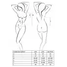 Корсет з відкритими грудьми DIABOLINA CORSET black L/XL - Passion, пажі, трусики, напівпрозорий photo 5