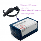 Силиконовый анальный вибратор с двойным кольцом photo 1