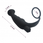 Анальный вибратор с кольцом водонепроницаемый photo 1