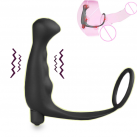 Анальный вибратор с кольцом водонепроницаемый photo 2