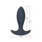 Анальна пробка з пульсацією Lux Active – Throb – 4.5" Anal Pulsating Massager, пульт ДК photo 2