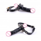 Двойной фаллоимитатор с ремнем photo 4