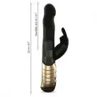 Вібратор-кролик Dorcel Baby Rabbit Gold 2.0 з перлинним масажем і головкою, що обертається photo 2