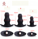 Силиконовый анальный массажер 3 размеров photo 1