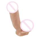 Реалістичний фалоімітатор на присосці, водонепроникний, колір чорний photo 1