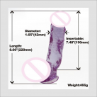 Реалістичний фалоімітатор на присосці, водонепроникний, колір чорний photo 4
