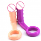 Реалистичный фаллоимитатор с кольцом для пениса photo 2