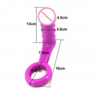 Реалистичный фаллоимитатор с кольцом для пениса photo 1