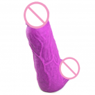 Реалистичный большой фаллоимитатор FAAK 275 х 80 мм, цвет фиолетовый photo 5