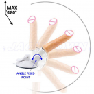 Реалистичный фаллоимитатор Consoladores на присоске с вибрацией, 10 режимов photo 6