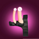 Двойной страпон с реалистичными фаллосами photo 3