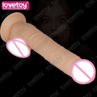 Супер реалістичний величезний фалоімітатор King Size Soft Ribbed на присосці, водонепроникний photo 1