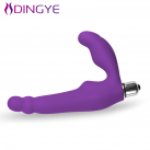 Силиконовый анальный плагин с вибрацией photo 2