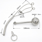 Анальный крюк с шаром и поясом целомудрия photo 1