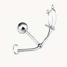 Анальный крюк с шаром и поясом целомудрия photo 4