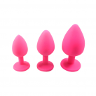 Анальные пробки 3-х диаметров с кристалами photo 4