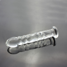 Фалоімітатор скляний з великою головкою 170*33 мм photo 1