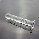 Фалоімітатор скляний з великою головкою 170*33 мм photo 6