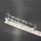 Фалоімітатор скляний з великою головкою 170*33 мм photo 3