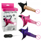 Фаллоимитатор с вибрацией на ремешке  photo 2