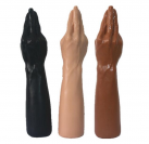 Силіконовий фалоімітатор у формі руки, три кольори, 36 х 7.6 см photo 2