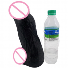 Супер большой силиконовый фаллоимитатор на присоске, цвет черный, 27.5 х 8 см photo 5