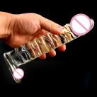 Огромный реалистичный фаллоимитатор прозрачный photo 3