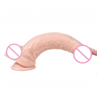 Силіконовий реалістичний фалоімітатор, водонепроникний photo 3