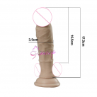 Силіконовий реалістичний фалоімітатор на присосці photo 1