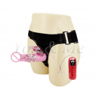 Страпон с вибратором-"кроликом" и блоком управления photo 3