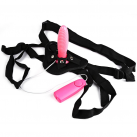 Страпон с розовым фаллосом и пультом управления photo 3