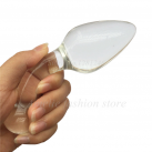 Анальная игрушка стеклянная 142*42 мм  photo 3