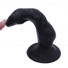 Фаллоимитатор. Реалистичный. Силикон. Черный. 21 см. photo 1