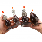 Анальные пробки из кремния, 4 шт. photo 3