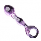 Анальные шарики из фиолетового стекла photo 6