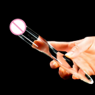 Универсальный реалистичный фаллоимитатор из стекла photo 1